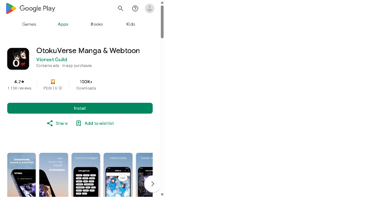OtokuVerse Google Play listeleme