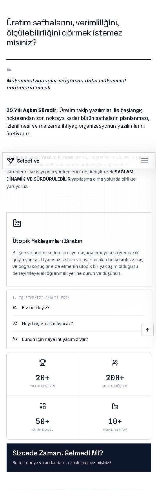Selective hakkımızda